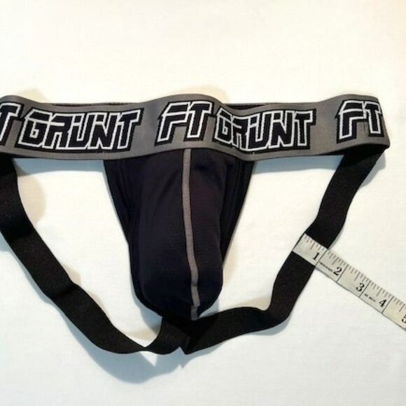 FORT TROFF Size "XXL" Grunt Corp Athletic Supporter- Gray/Black/White - Jock - Picture 4 of 7